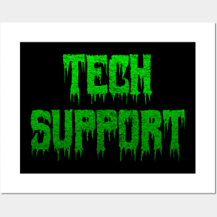 Tech Support Halloween Posters and Art